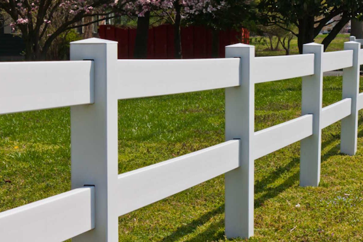 White 2-Rail with Internal Caps