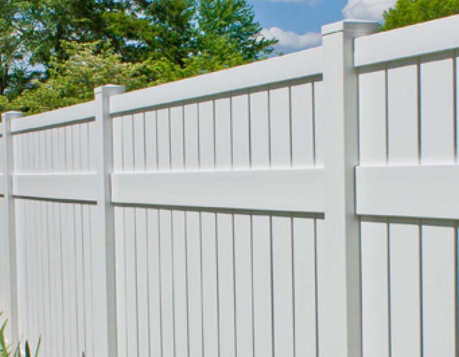 White Carroll with Upper Mid-Rail & 2" x 3-1/2" Top Rail