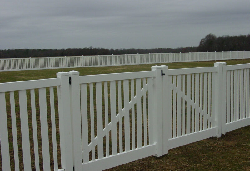 St. Michael White St. Michael with 2" x 6" Bottom Rail