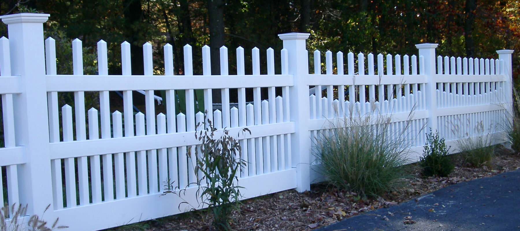 White Fenwick with 2" x 6" Bottom Rail