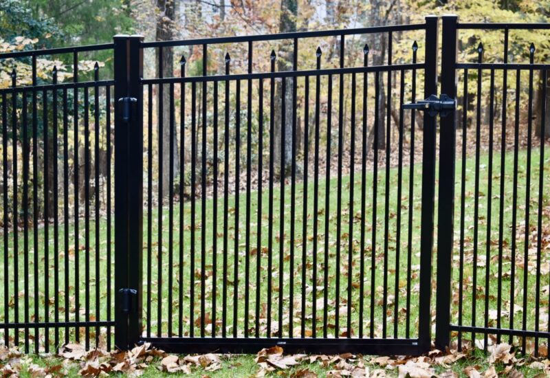Waterfront Black Waterfront Extra Picket U-Frame Bottom Gate