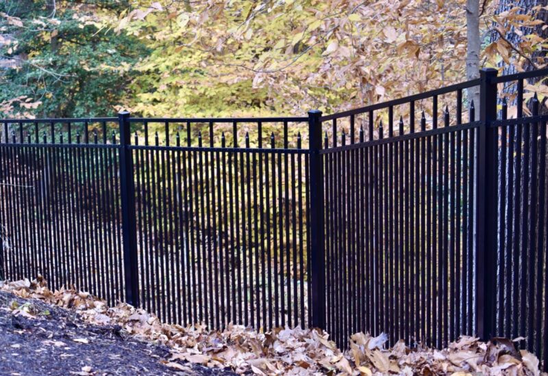 Waterfront Black Waterfront Extra Picket Flush Bottom